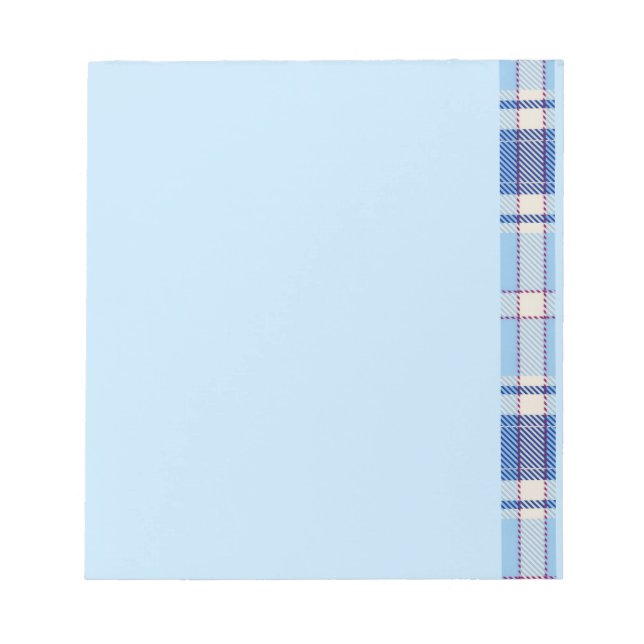 Bloc-note Simple Style Chake Rustique Bleu  (Devant)
