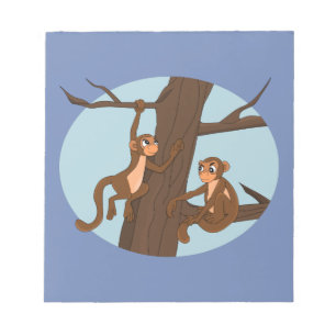 Bloc-note Singes escalade l'arbre