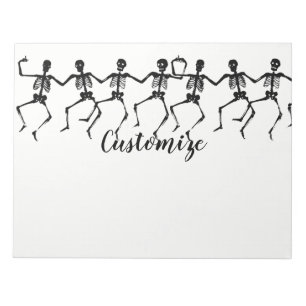 Bloc-note Skeletons dansants Halloween Thunder_Cove