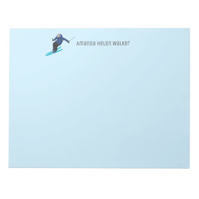 Bloc-note Ski (Devant)