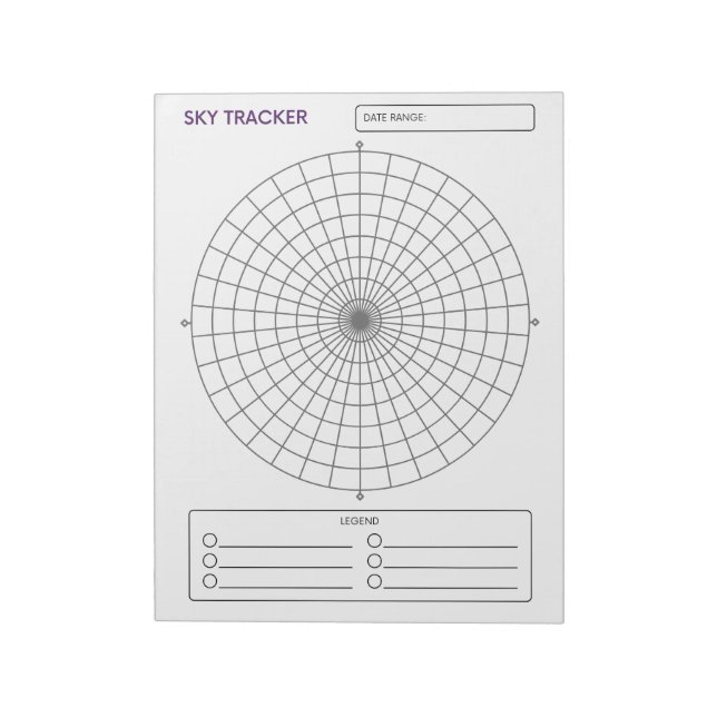 Bloc-note Sky Tracker (Tourné)