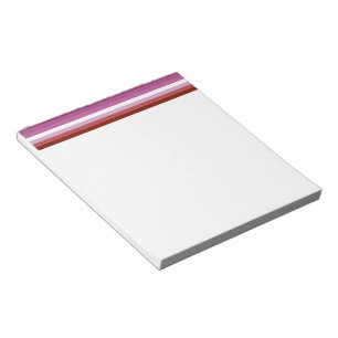Bloc-note SlipperyJoe's lesbian pride flag feminine communit