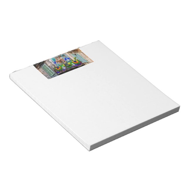 Bloc-note SlipperyJoe's Mardi Gras masques perles décoration (Incliné)