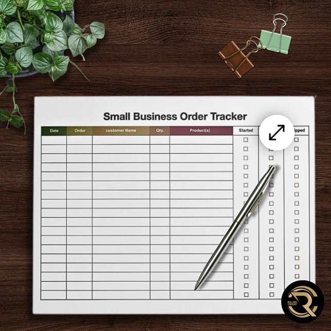 Bloc-note Small Business Order Tracking  (Créateur téléchargé)