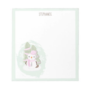 Bloc-note Snowman Christmas