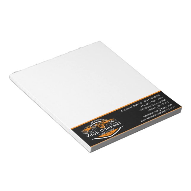 Bloc-note Société professionnelle de remorquage, service de  (Incliné)