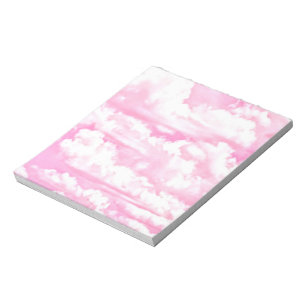 Bloc-note Soft Happy Rose Nuages Décor