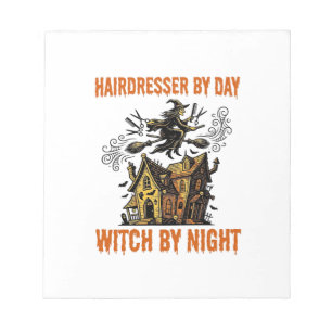 Bloc-note Sorcière Coiffeuse Halloween Vintage Chemise de Sa