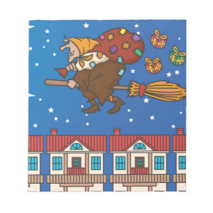 Bloc-note sorcière xmas Befana