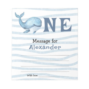 Bloc-note Sous la mer Message de capsule temporelle d'annive