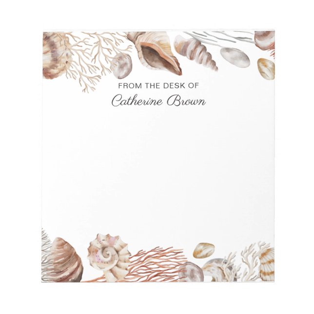 Bloc-note Sous la mer personnalisée (Devant)