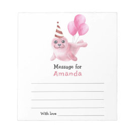 Bloc-note Sous la mer Sceau message de capsule d'heure d'ann