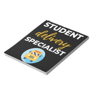 Bloc-note Spécialiste étudiant de Delivery
