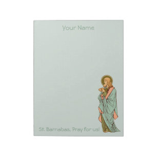 Bloc-note St Barnabé l'Apôtre (RLS 02) 8,5"x11"