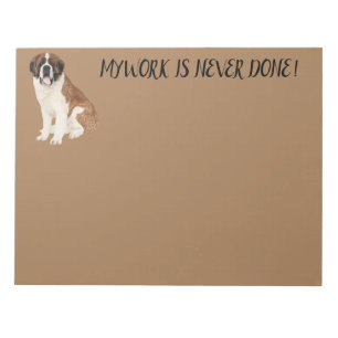 BLOC-NOTE ST. BERNARD NOTEPAD