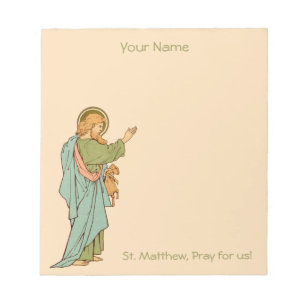 Bloc-note St. Matthieu l'Apôtre (RLS 10) 5.5"x6