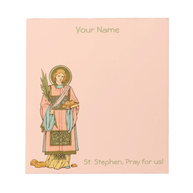 Bloc-note St. Stephen le ProtoMartyr (RLS 17) 5,5"x6" (Devant)