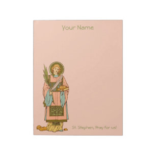 Bloc-note St. Stephen le ProtoMartyr (RLS 17) 8,5"x11"