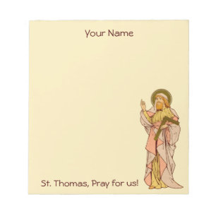 Bloc-note St. Thomas l'Apôtre (RLS 18) 5,5"x6"