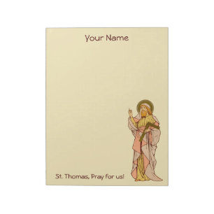 Bloc-note St. Thomas l'Apôtre (RLS 18) 8,5"x11"