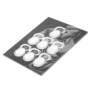 Bloc-note Stand de routine Planificateur hebdomadaire Chic G