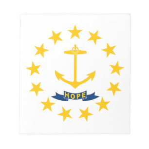 Bloc-note State Flag of Rhode Island