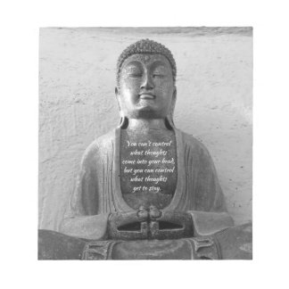 Bloc-note Statue de Bouddha antique, inspiration, méditation