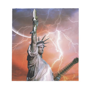 Bloc-note Statue de la Liberté Éclair.
