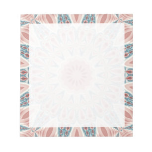 Bloc-note Striking Modern Kaleidoscope Mandala Fractal Art