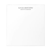 Style classique simple blanc professionnel