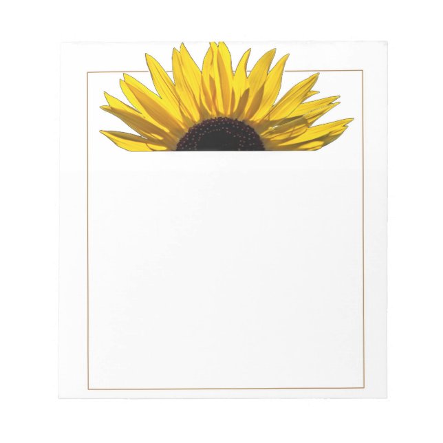 Bloc-note Sunflower Sunrise (Devant)