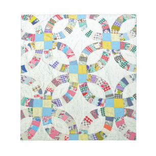 Bloc-note Surface composée de patchwork colorée