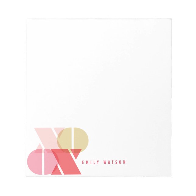 Bloc-note Sweet XOXO Love And Kisses Valentine's Day Notepad (Devant)