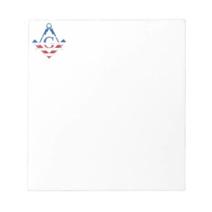 Bloc-note Symbole Freemasonic des États-Unis