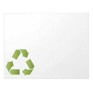 BLOC-NOTE SYMBOLE RECYCLE