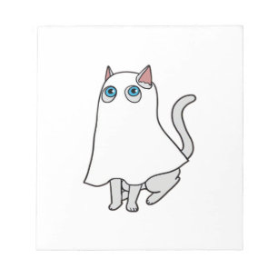 Bloc-note T-Shirt Classique Chat Fantôme_1
