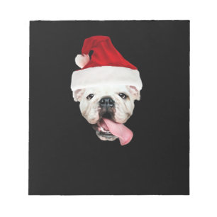 Bloc-note T-Shirt essentiel Bulldog Santa