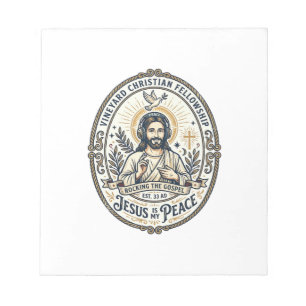 Bloc-note T-shirt graphique esthétique Jésus Lo Fi Study Bea