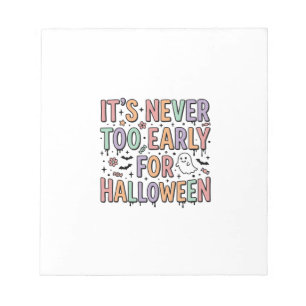 Bloc-note T-shirt typographique Cute Vintage Halloween Too E