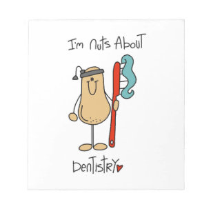 Bloc-note T-shirts et Cadeaux Fous de Dentisterie