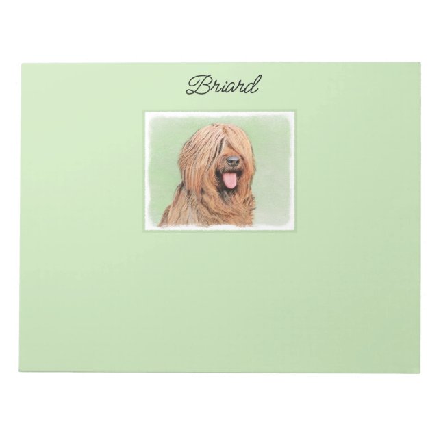 Bloc-note Tableau de bord - Joli art original chien (Devant)