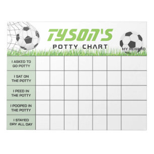 Bloc-note Tableau de propreté personnalisé pour le football