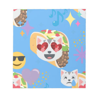 Bloc-note taco cat emoji
