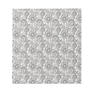 Bloc-note Tangerine Black Paisley