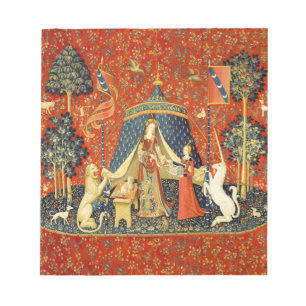 Bloc-note Tapisserie Médiévale de la Dame et la Licorne : Ar