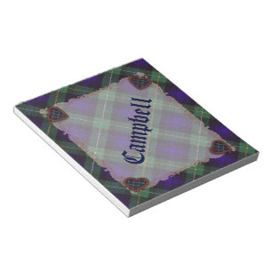 Bloc-note Tartan du clan écossais Campbell d'Argyll - Plaid