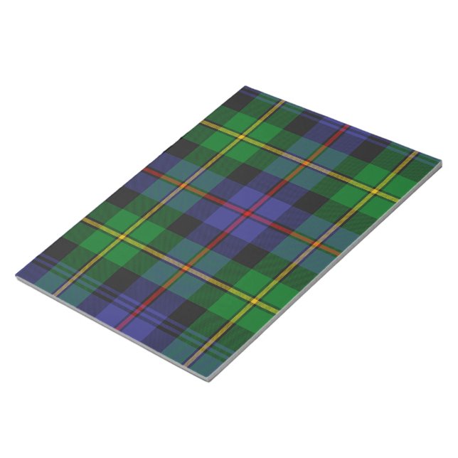 Bloc-note Tartan Plaid écossais (Incliné)