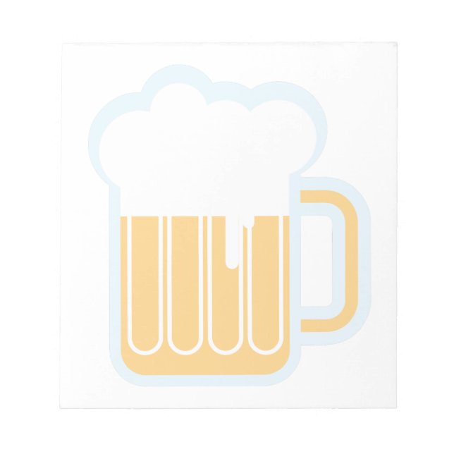 Bloc-note Tasse à bière (Devant)