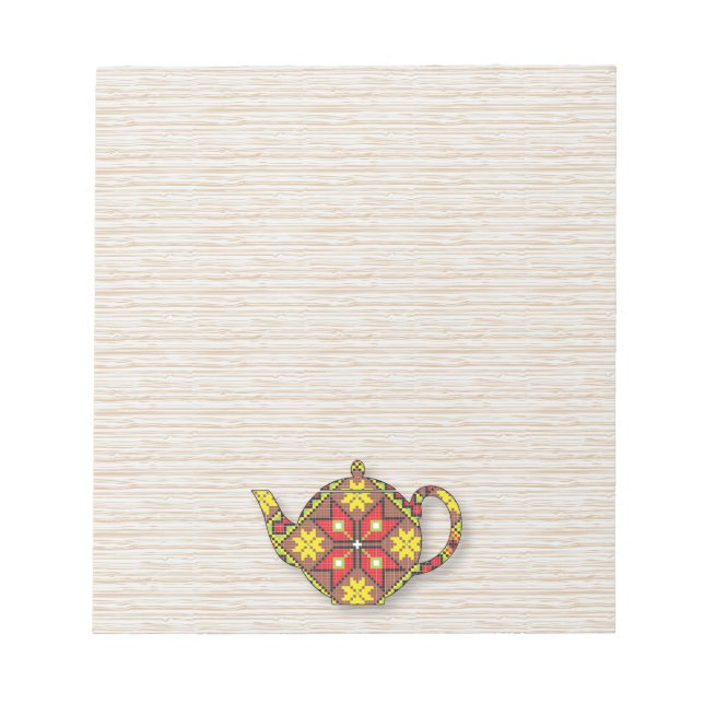 Bloc-note Tea teapots (Devant)