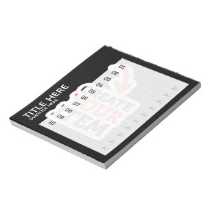 Bloc-note Téléchargement fait sur commande de